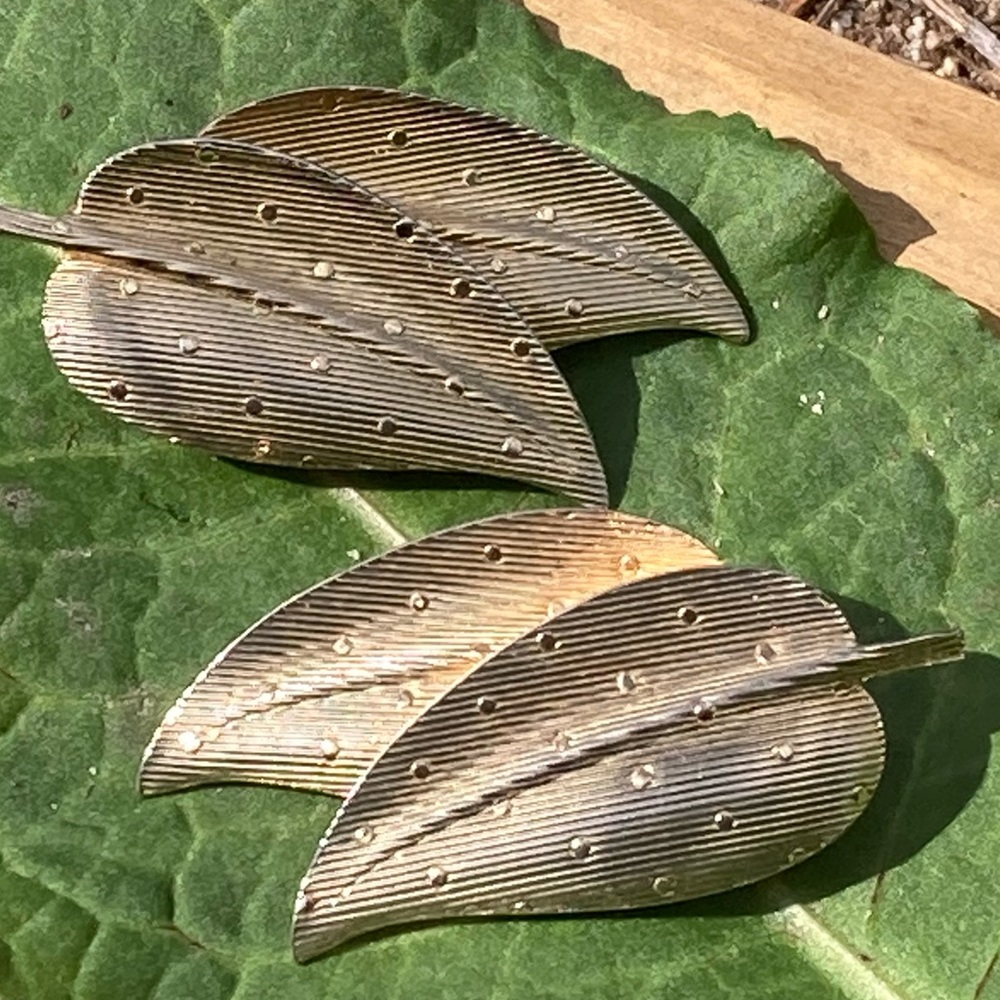 Vintage Coro Deco Clip On Earrings!